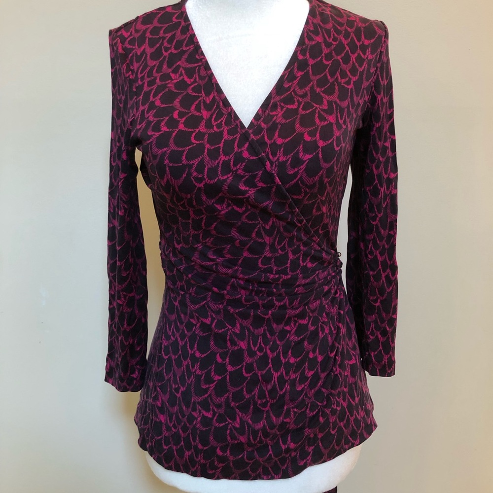 Diane von Furstenberg wrap top